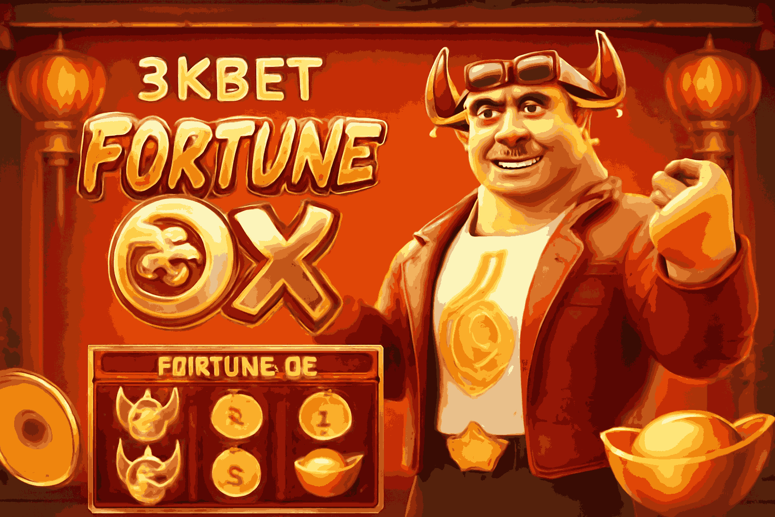 Fortune Ox no 3KBET - Aposte Agora e Reivindique Seus Ganhos